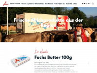 fuchsmilch.ch Webseite Vorschau