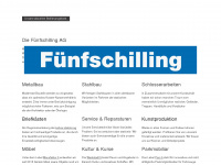 fuenfschilling.ch Webseite Vorschau