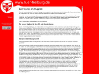 fuer-freiburg.de Webseite Vorschau