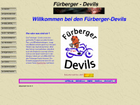 fuerberger-devils.de Webseite Vorschau