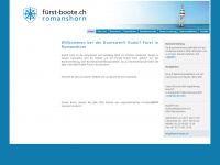 fuerst-boote.ch Webseite Vorschau