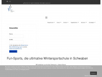 fun-sports.de Webseite Vorschau