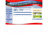 harzweb.de Webseite Vorschau