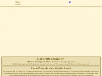 kloster-lorch.com Webseite Vorschau