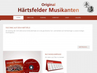 haertsfelder-musikanten.de Webseite Vorschau