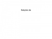babytier.de Webseite Vorschau