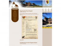stargarder-burgverein.de Webseite Vorschau