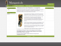 manganit.de Webseite Vorschau
