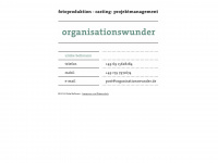 organisationswunder.de Webseite Vorschau