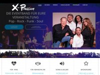 xpression-music.de Webseite Vorschau