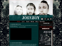 johnboy-rock.de Webseite Vorschau