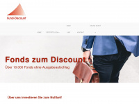 fund-discount.de Webseite Vorschau