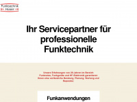 funktechnik-hueser.de Webseite Vorschau