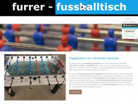 furrer-fussballtisch.ch Webseite Vorschau