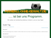 fussball-ohne-gewalt.de Webseite Vorschau