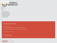 fussball-reisen.ch Webseite Vorschau