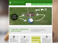 fussballgolfen.de Webseite Vorschau