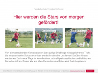 fussballschule-fh.de Webseite Vorschau