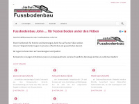 fussbodenbau-john.de Webseite Vorschau