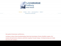 fusschirurgie-freiburg.de Webseite Vorschau