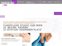fusspflege-wien.at Webseite Vorschau