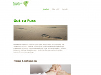 fusspflege-zentrum.ch Webseite Vorschau