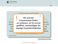 fusswerkstatt.ch Webseite Vorschau