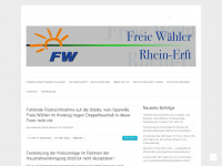 fw-rhein-erft.de Webseite Vorschau