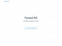 fyrosol.ch Webseite Vorschau
