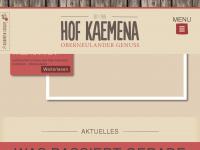 hof-kaemena.de Webseite Vorschau