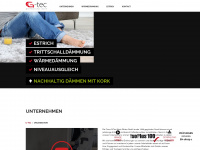 g-tec.at Webseite Vorschau