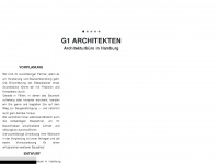 g1-architekten.de Webseite Vorschau