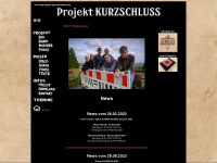 projekt-kurzschluss.de Webseite Vorschau