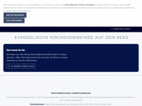 kirche-aufdemberg.de Webseite Vorschau