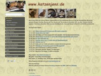 katzenjens.de Webseite Vorschau