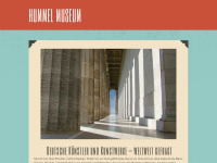 hummelmuseum.de Webseite Vorschau