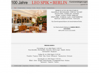 leo-spik.de Webseite Vorschau