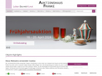 auktionshaus-franke.de Webseite Vorschau
