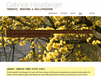 gabriele-haselberger.at Webseite Vorschau