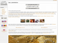 leder-info.de Webseite Vorschau