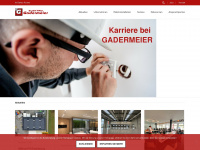 gadermeier.at Webseite Vorschau