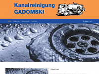 gadomski-kanalreinigung.de Webseite Vorschau