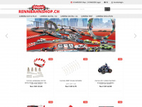 rennbahnshop.ch Webseite Vorschau