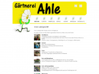 gaertnerei-ahle.de Webseite Vorschau