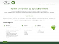 gaertnerei-benz.de Webseite Vorschau