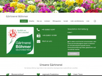 gaertnerei-boehmer.de Webseite Vorschau