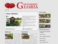 gaertnerei-gloria.de Webseite Vorschau