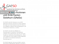 gaeso.ch Webseite Vorschau