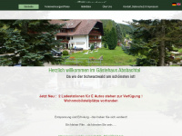 gaestehaus-absbachtal.de Webseite Vorschau
