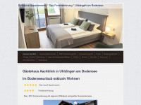 gaestehaus-aachblick.de Webseite Vorschau